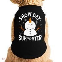 Snow Day Supporter Snowflake Funny Teacher Christmas Pajamas Doggie Tank thumb 0