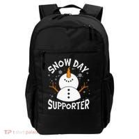 Snow Day Supporter Snowflake Funny Teacher Christmas Pajamas Backpack thumb 0