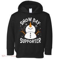 Snow Day Supporter Snowflake Funny Teacher Christmas Pajamas Toddler Hoodie thumb 0