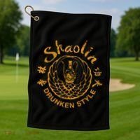 Shaolin Drunken Style Kung Fu Martial Arts Golf Towel thumb 1