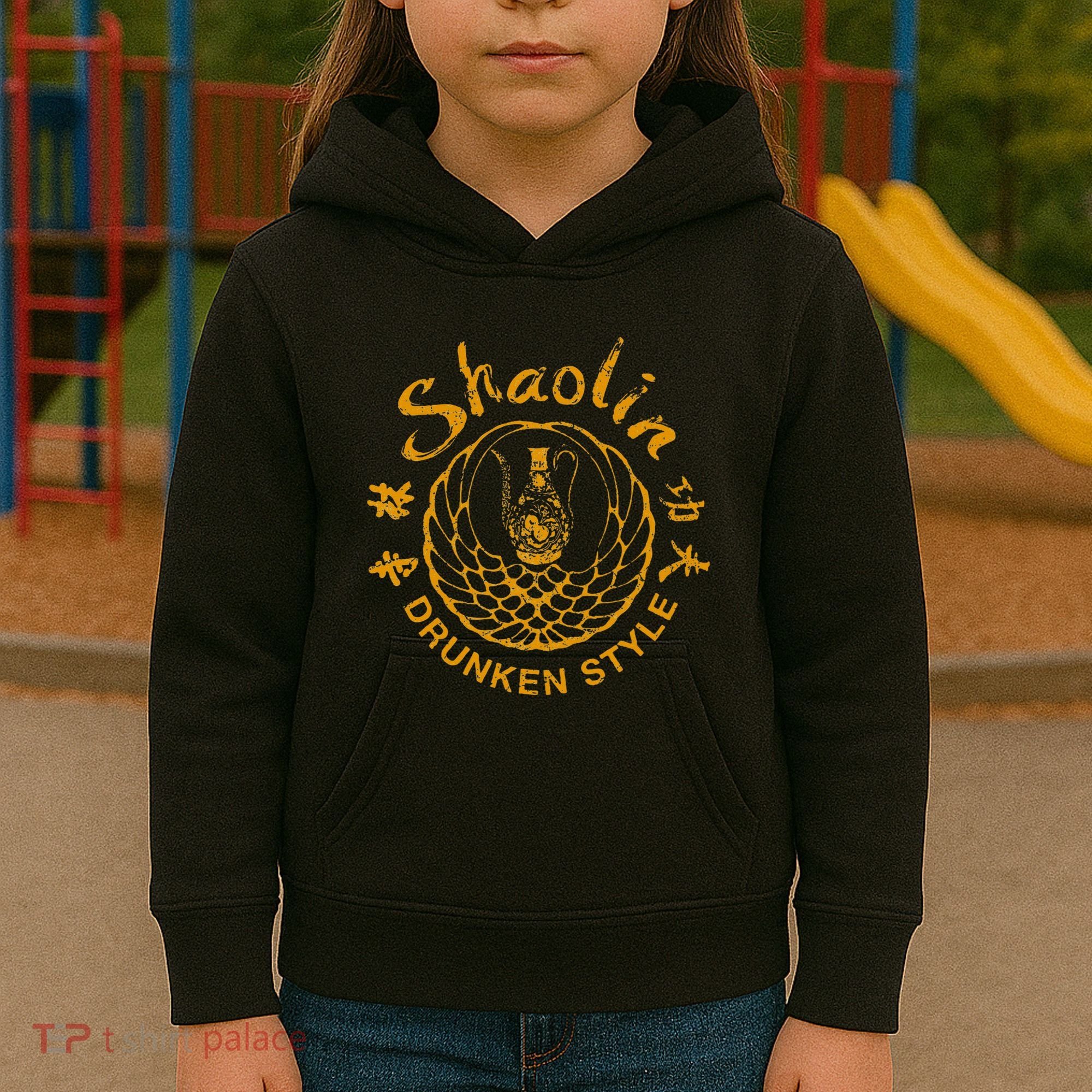 Shaolin Drunken Style Kung Fu Martial Arts Kids Hoodie