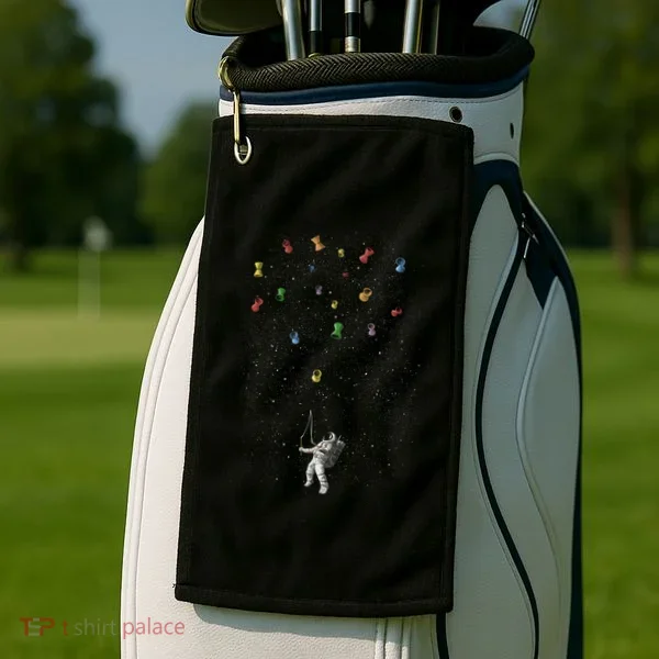 Space Diabolo Golf Towel