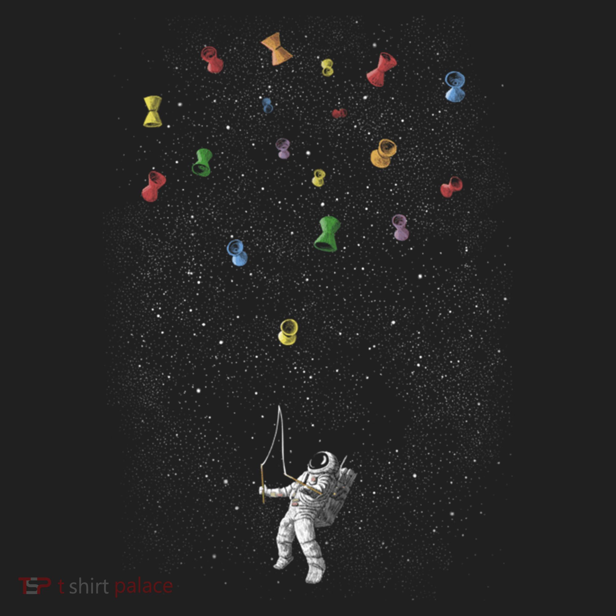 Space Diabolo Golf Towel