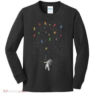 Space Diabolo Kids Long Sleeve Shirt