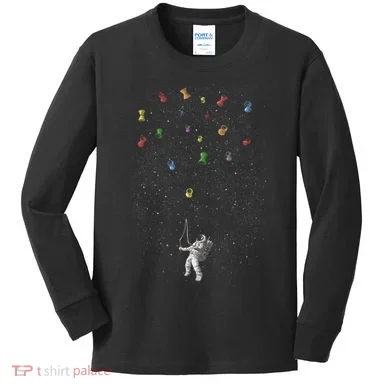 Space Diabolo Kids Long Sleeve Shirt