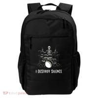 Skeleton Drummer Skull Drum Set Metal Rock Band Backpack thumb 0