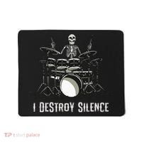 Skeleton Drummer Skull Drum Set Metal Rock Band Mousepad thumb 0