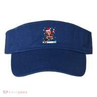 Soccer Dabbing Santa Usa Flag Ugly Christmas Sweater Gift Visor thumb 0