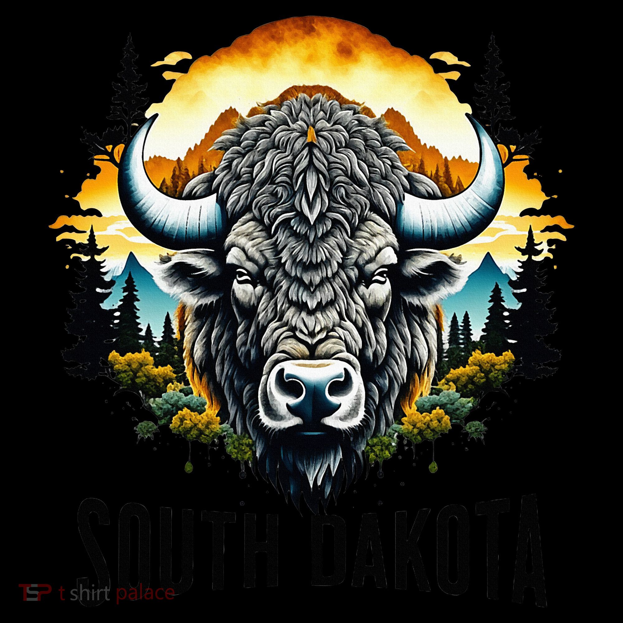 South Dakota 16oz Travel Tumbler