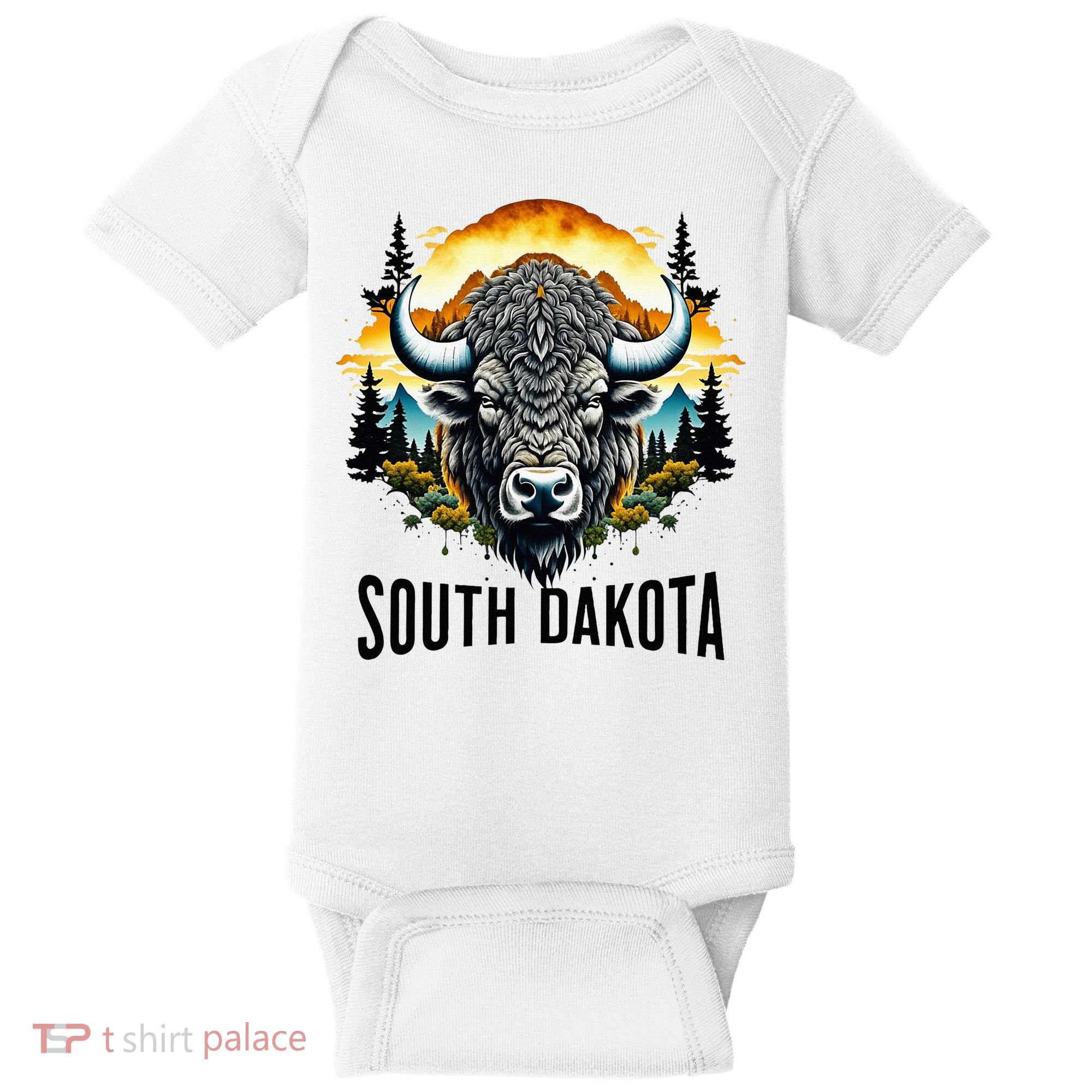 South Dakota Baby Bodysuit