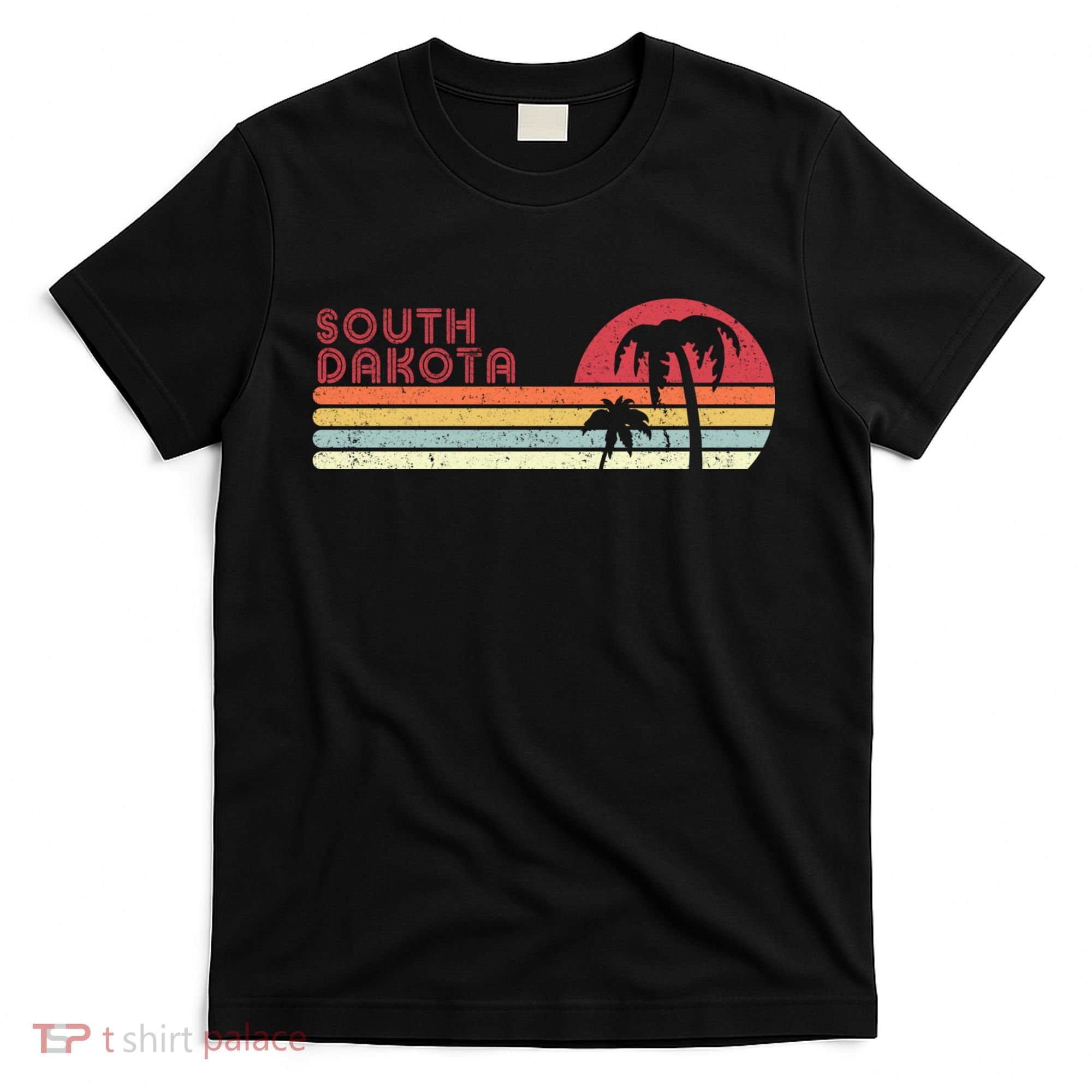 South Dakota Shirt. Retro Style SD, USA T-Shirt