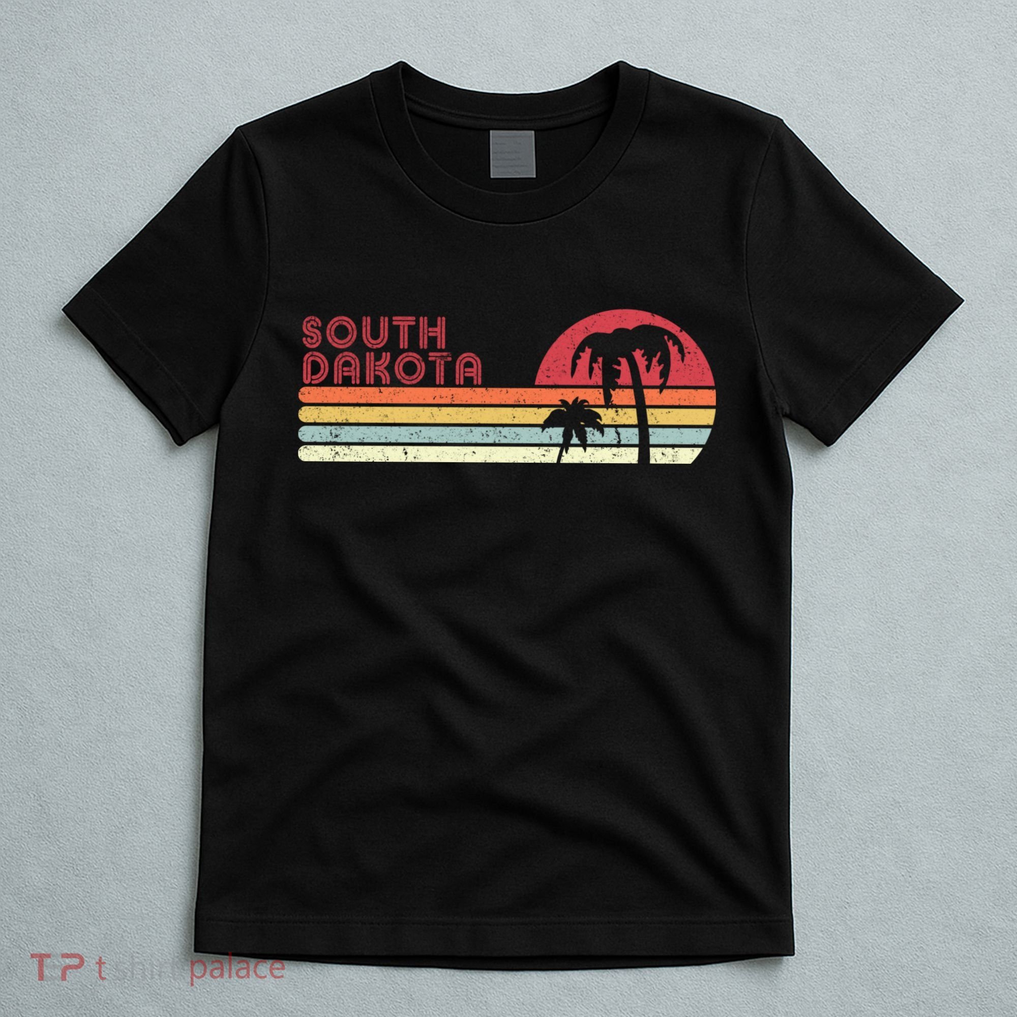 South Dakota Shirt. Retro Style SD, USA T-Shirt