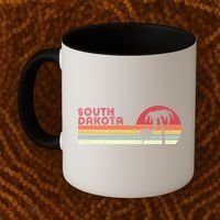 South Dakota Shirt. Retro Style SD, USA Coffee Mug thumb 2