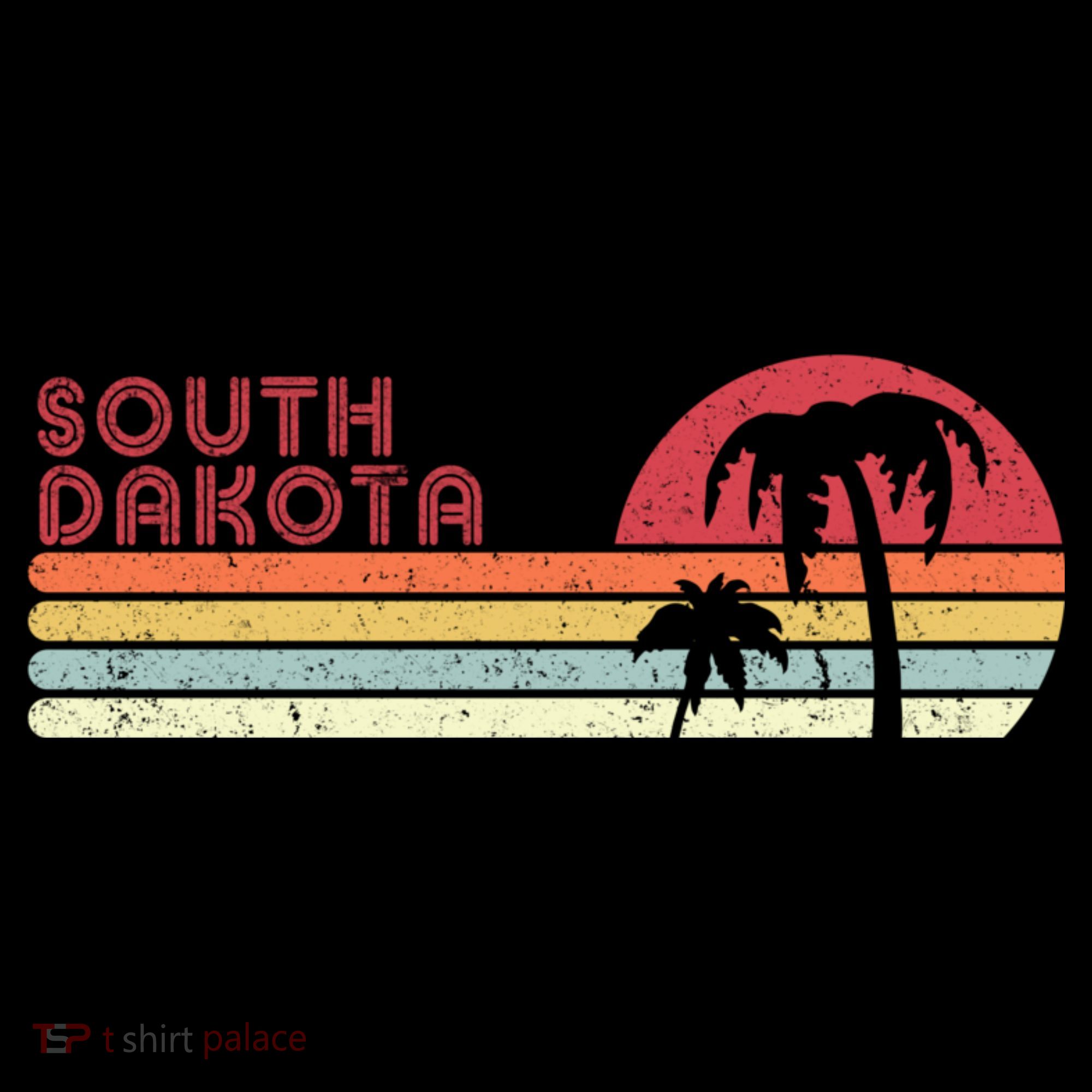 South Dakota Shirt. Retro Style SD, USA Coffee Mug