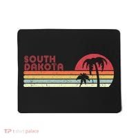 South Dakota Shirt. Retro Style SD, USA Mousepad thumb 0