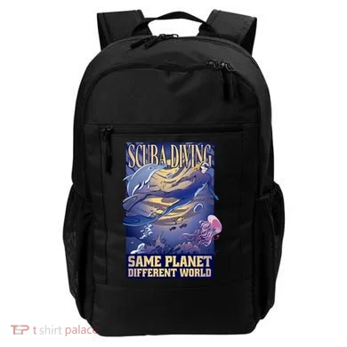 Scuba Diving Same Planet Different World Backpack