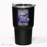 Scuba Diving Same Planet Different World Tumbler thumb 0