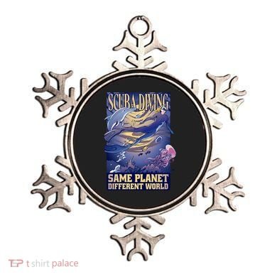 Scuba Diving Same Planet Different World Ornament