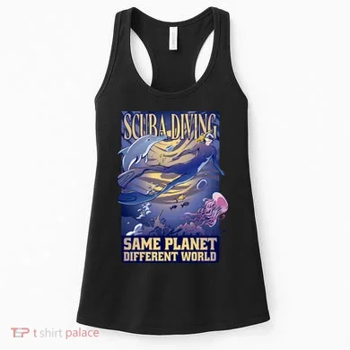 Scuba Diving Same Planet Different World Women's Tank Top