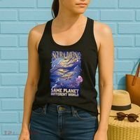 Scuba Diving Same Planet Different World Women's Tank Top thumb 2