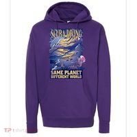Scuba Diving Same Planet Different World Hoodie thumb 0