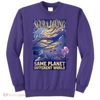 Scuba Diving Same Planet Different World Sweatshirt thumb 0