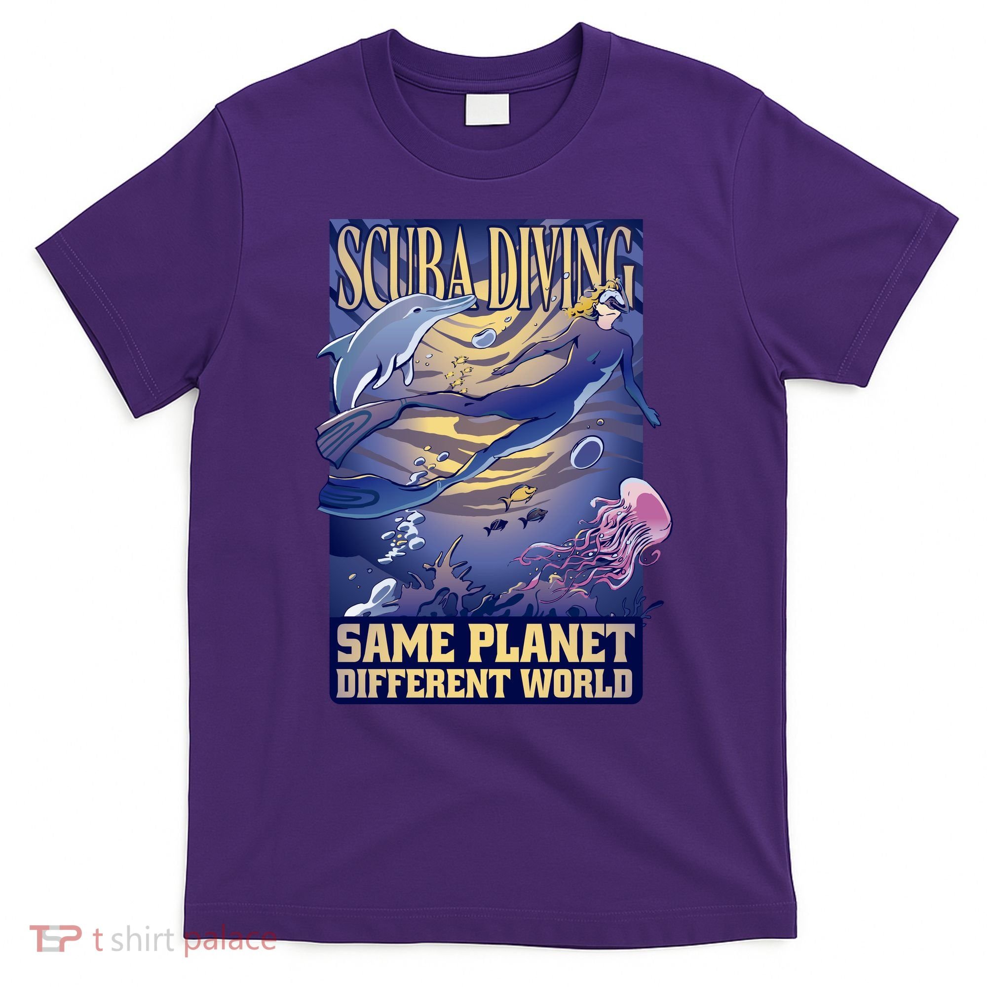 Scuba Diving Same Planet Different World T-Shirt
