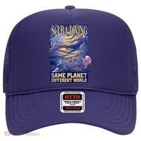 Scuba Diving Same Planet Different World Hat thumb 0