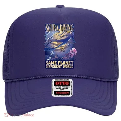 Scuba Diving Same Planet Different World Hat