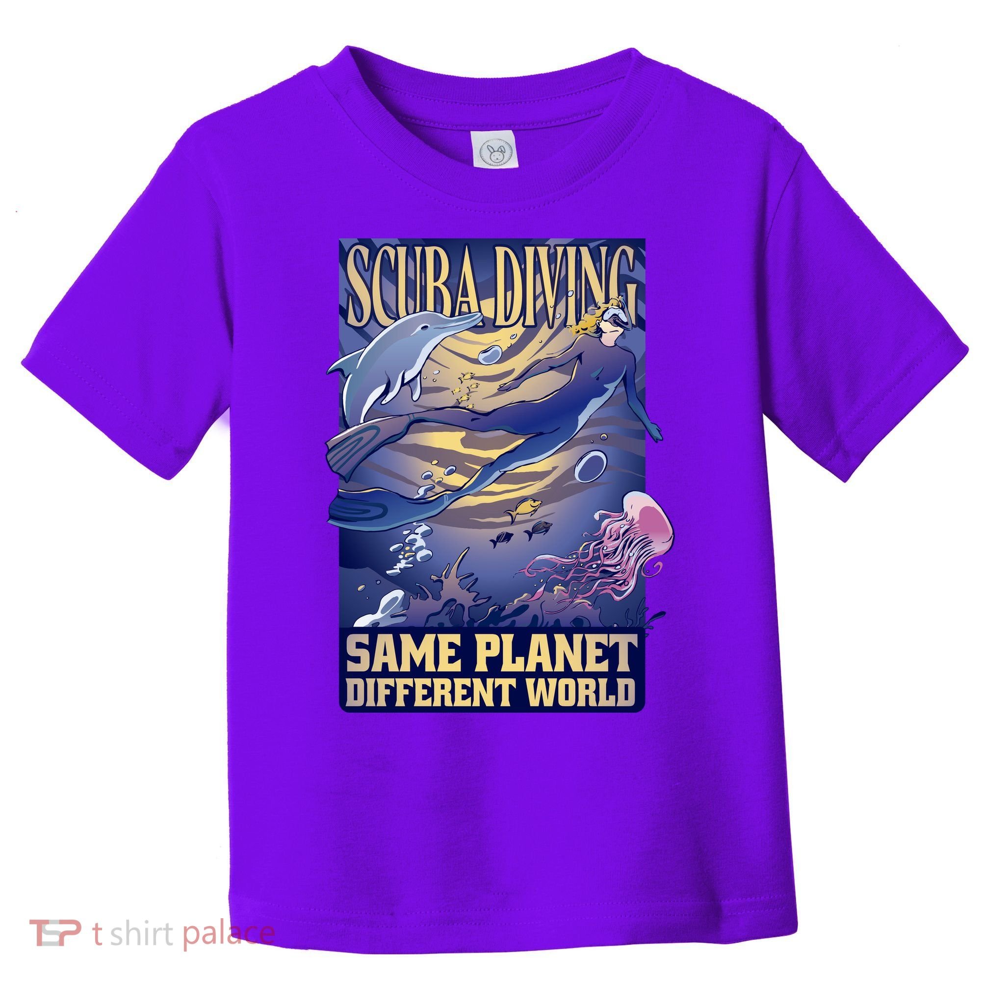 Scuba Diving Same Planet Different World Toddler T-Shirt