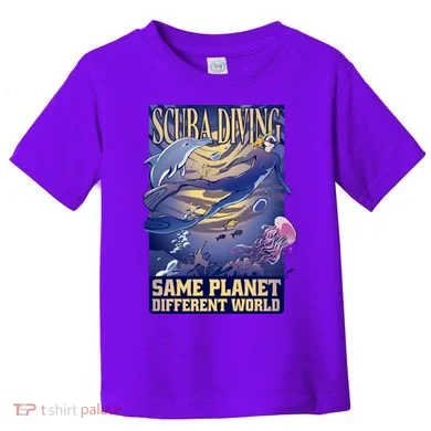 Scuba Diving Same Planet Different World Toddler T-Shirt