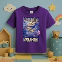 Scuba Diving Same Planet Different World Toddler T-Shirt thumb 3