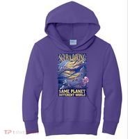 Scuba Diving Same Planet Different World Kids Hoodie thumb 0