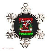 Santa Dabbing Santas Favorite 6Th Grade Teacher Christmas Gift Ornament thumb 0