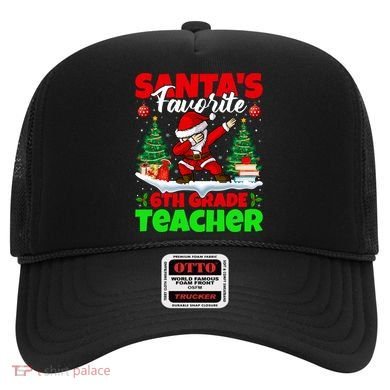 Santa Dabbing Santas Favorite 6Th Grade Teacher Christmas Gift Hat