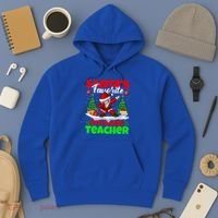 Santa Dabbing Santas Favorite 6Th Grade Teacher Christmas Gift Hoodie thumb 3