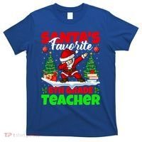 Santa Dabbing Santas Favorite 6Th Grade Teacher Christmas Gift T-Shirt thumb 0