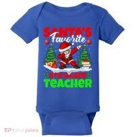 Santa Dabbing Santas Favorite 6Th Grade Teacher Christmas Gift Baby Bodysuit thumb 0