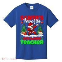 Santa Dabbing Santas Favorite 6Th Grade Teacher Christmas Gift Kids T-Shirt thumb 0