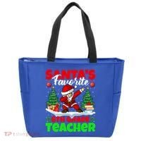 Santa Dabbing Santas Favorite 6Th Grade Teacher Christmas Gift Tote Bag thumb 0