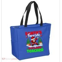 Santa Dabbing Santas Favorite 6Th Grade Teacher Christmas Gift Tote Bag thumb 2