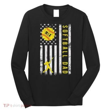 Softball Dad Long Sleeve Shirt