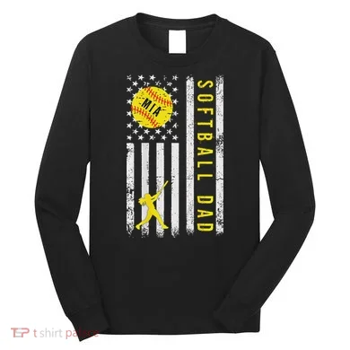 Softball Dad Long Sleeve Shirt