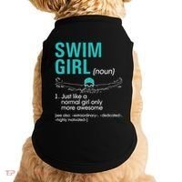 Swim Definition Super Cute Swimming Swimmers Gift Doggie Tank thumb 0