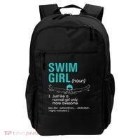 Swim Definition Super Cute Swimming Swimmers Gift Backpack thumb 0