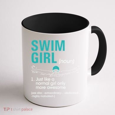 Swim Definition Super Cute Swimming Swimmers Gift Coffee Mug back
