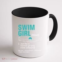 Swim Definition Super Cute Swimming Swimmers Gift Coffee Mug thumb 1