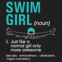 Swim Definition Super Cute Swimming Swimmers Gift Beanie thumb 2