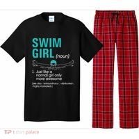 Swim Definition Super Cute Swimming Swimmers Gift Pajama Set thumb 0