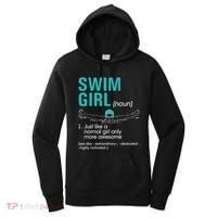 Swim Definition Super Cute Swimming Swimmers Gift Women's Hoodie thumb 0